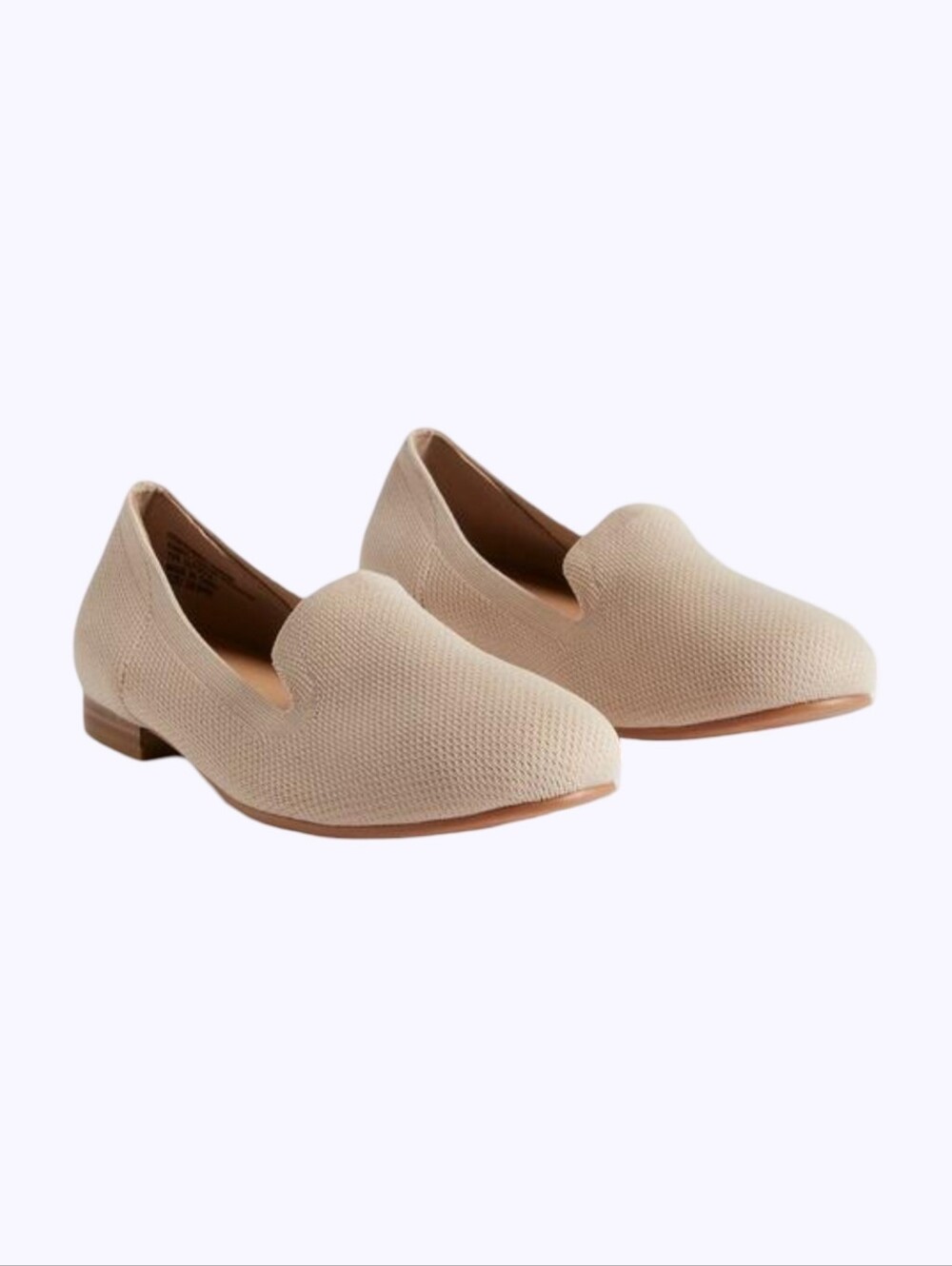 Torrid Cream Knit Ballet Slip-On Flats Women's Size 8.5‎ New